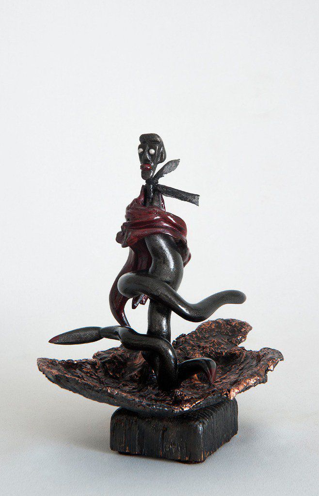 BLACK VENUS
Cade, ébène, étain sur coque en bronze
20 x 15 cm
tarif sur demande